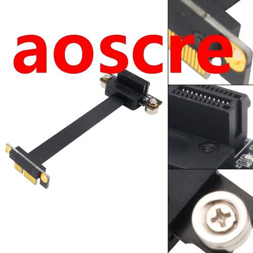 PCI-E 36PIN 1X Extension Cable with 12V/3.3V Power LED and M