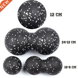?? Peanut Fitness Massage Ball Set Yoga Roller Double Lacros