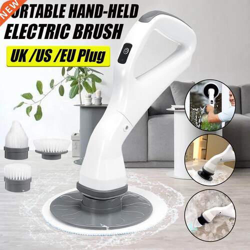 Electric Cleaning Brush Waterproof Cleaner Rotating Scrubber