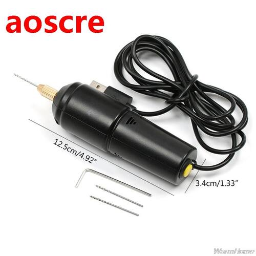 Handheld Mini Electric Drill for Pearl Epoxy Resin Jewelry M