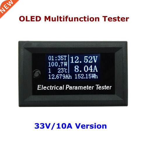 100v/10A 7-in-1 Electrical Meter Multifunctional Power Meter
