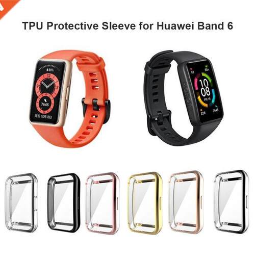 Soft TPU Protective Cover For Huawei Honor Band 6 Case Full
