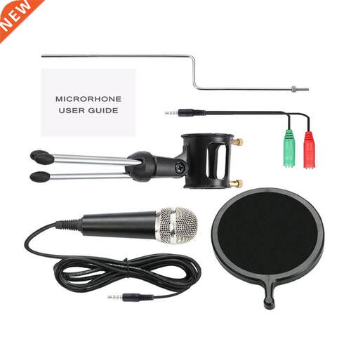Mini Condenser Microphone Plug&Play Home Studio Mic for