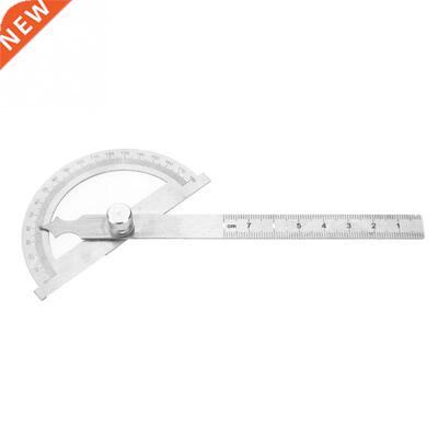 2 in 1 0-180 Degree Stainless Steel Protractor Goniometer An