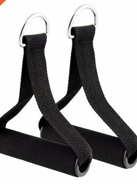 Black 1 Pair Pull Handles Resistance Bands Foam Replacet Fit
