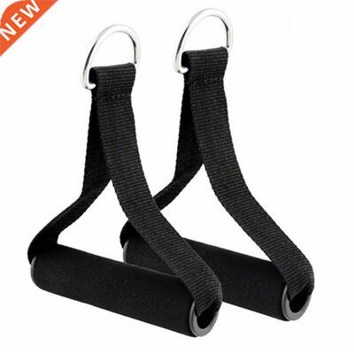 Black 1 Pair Pull Handles Resistance Bands Foam Replacet Fit