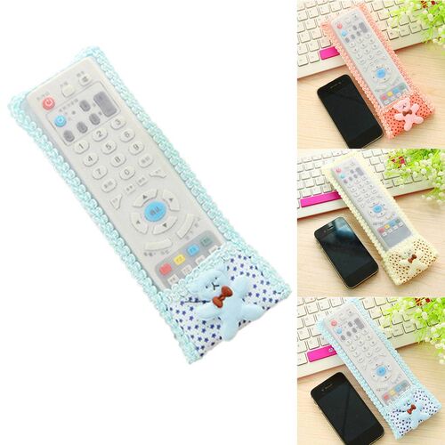 2 Pieces TV Air Conditioner Remote Controller Small Bear Des