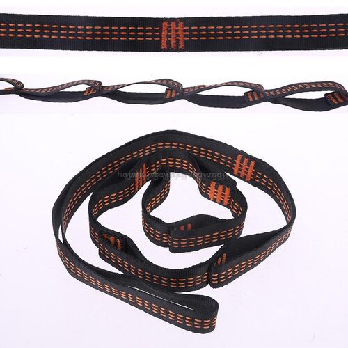 Adjustable Tree Hanging Hammock Straps Climbing Rope Aerial