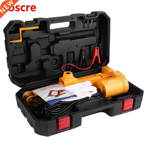 Car Jack Lftng Set 2/3 Ton 12VDC SUV Van Garage Emergency