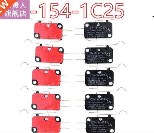 10 Pcs Micro R Hooked Lever Arm Limit Switch SPDT Normally O