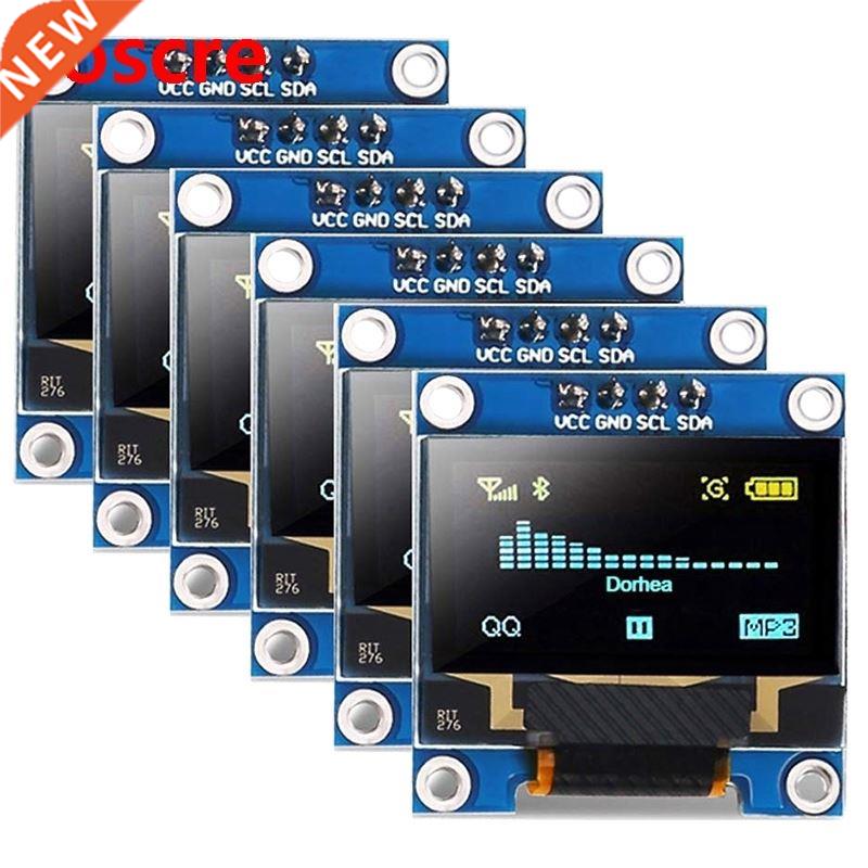 6PCS 0.96 inch OLED Display Module 12864 128X64 Pixel LCD Ye