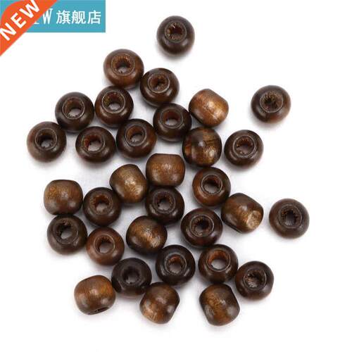 Wood  Crafts craft dies Wooden Beads 10mm Gray Loose Per