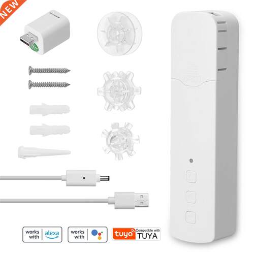 WiFi Tuya Smart  Motorized Chain Roller Blinds Shade Shut
