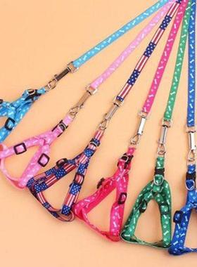 1 Pcs Random Color Nylon Dog Pet Puppy Cat Adjustable Harnes