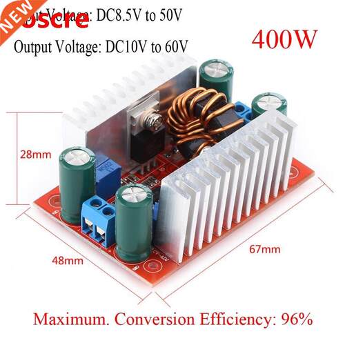400W Step-up Boost Module ConverterConstant Current Power Su