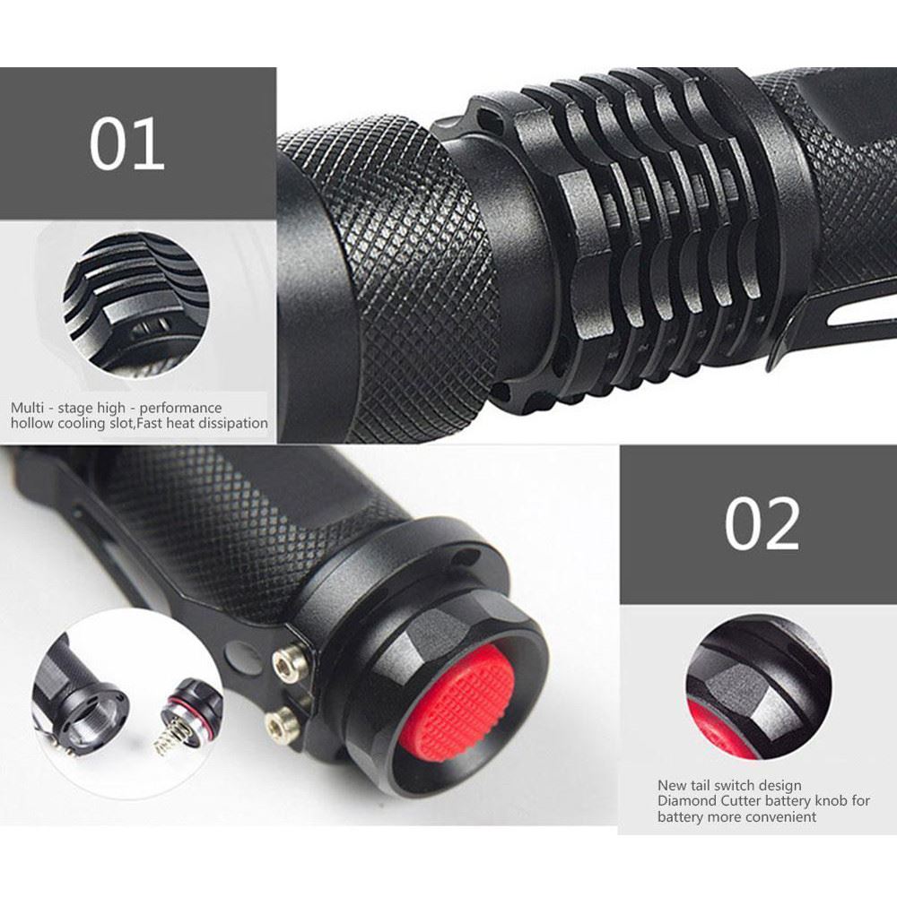 UV Ultra Violet LED Flashlight Blacklight Light 395 nM Inspe