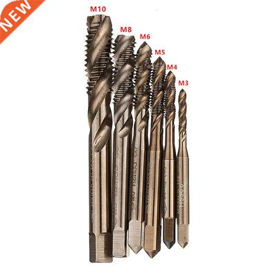 M3-M10 HSS- Co Cobalt M35 Machine Sprial Flutes Taps Metric
