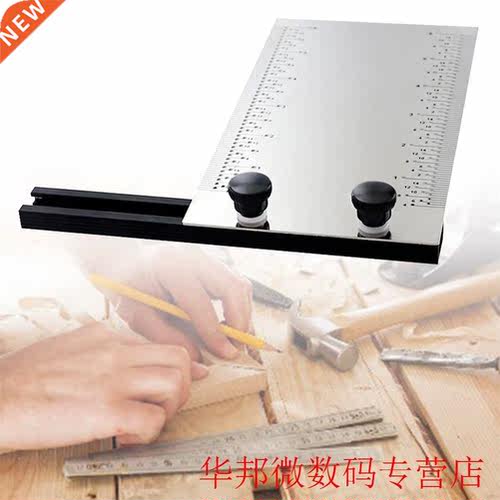 Woodworking Carpentry Practical Accurate Hole Ruler Clea