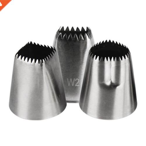 3pcs Square Heart Cake Cream cng Ppng Nozzles Tps Pastr