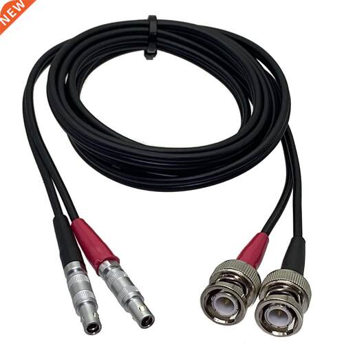 RG174 2x FFA 00S C5 to 2x BNC Q9 Male plug Connector Wire Te