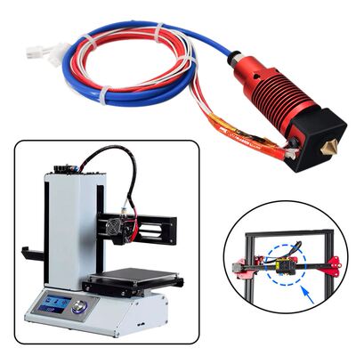 Extruder Heating Block Assembled 0.4mm Nozzle 3D Printer Hot