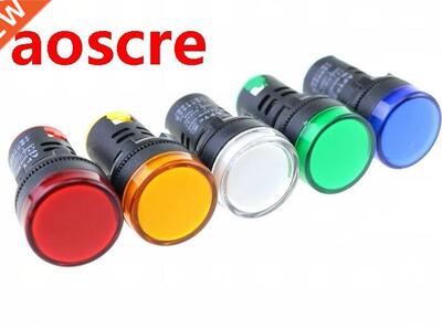 Indicator Lights 10 PCS AD16-22 mm 380V Thread LED for Elec