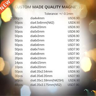 Small Neodymium Iron Boron Magnets quality round super stron