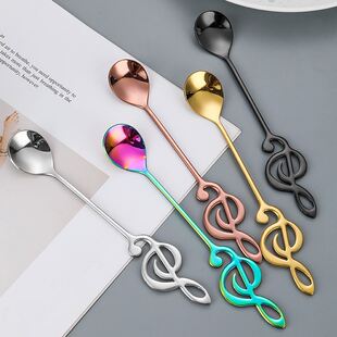 Music Bar Ice 1PCS Gift Spoon Creative Stainle Mug