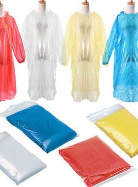 24PCS Disposable ult Emergency Waterproof Rain Coat Hiking