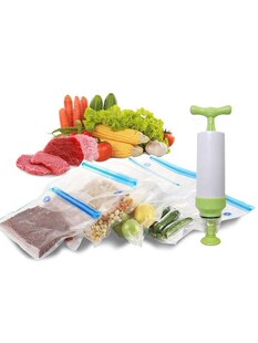 Reusable Food Vacuum Sealed Bag Handheld Sealing Packaging M