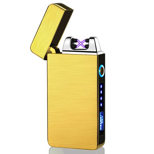 1 Windproof Dual Arc Liger Flameless Electronic SB Recharg