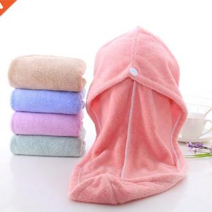 Practical Microfiber Hair Drying Towel Wrap Turban Head Hat