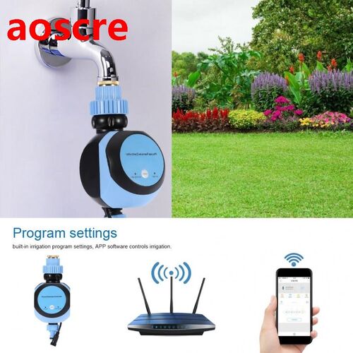 Smart Garden Watering Timer Ball Valve Automatic Wifi Electr