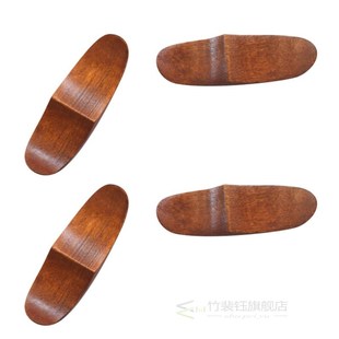 4Pcs Household Table Chopsticks Rack Rest Spoon Holder Woode