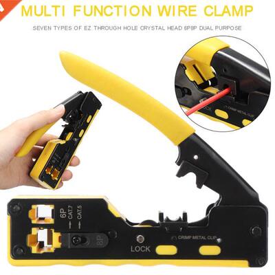 Mayitr 1pc High Quality Network Cable Crimping Tool Multi-fu