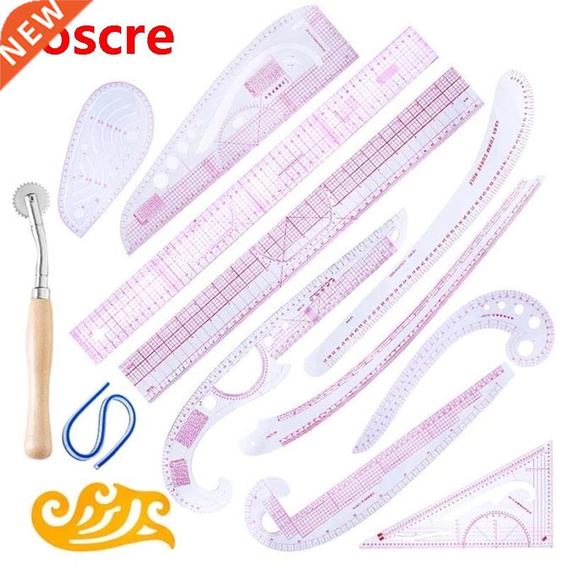 13pcs/set French Curve Sewing Set DIY Multi-functional Yards