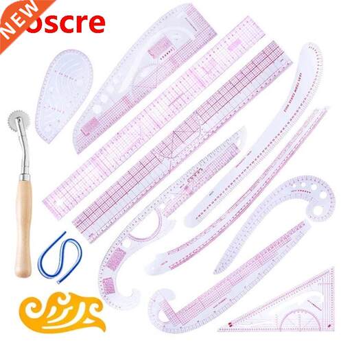 13pcs/set French Curve Sewing Set DIY Multi-functional Yards
