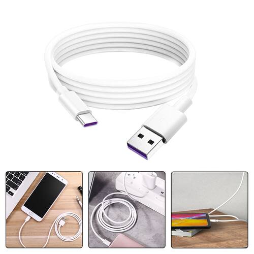 5A Data Cable Fast Charge Mobile Phone Cord Accessories 2 In