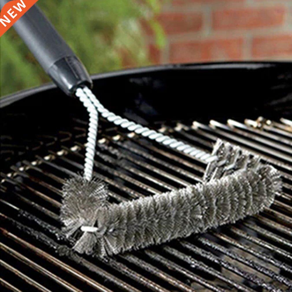 BBQ Tools Barbecue Grill Brush Clean Stainless Steel Bristle 农机/农具/农膜 农用包装器具 原图主图