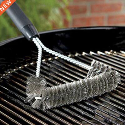 BBQ Tools Barbecue Grill Brush Clean Stainless Steel Bristle