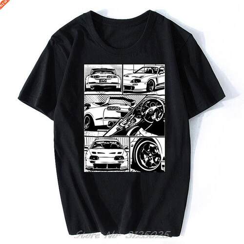 Fashion Summer T Shirt Fragment T-shirt White Jdm Boost Turb