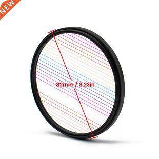82mm Rainbow Starlight Brushed Lens City Night Scene Shoots
