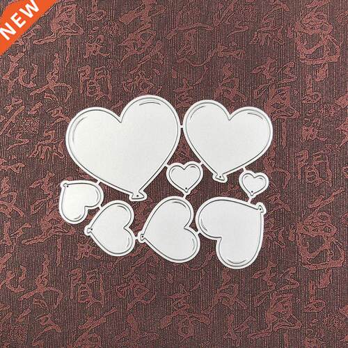 Carbon Steel Cartoon Hearts Cutting Die Embossing Stencil Te