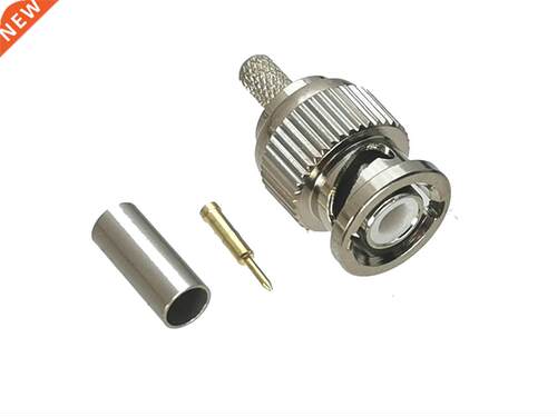 Connector Mini BNC miniBNC Male plug Crimp For RG316 RG174 L