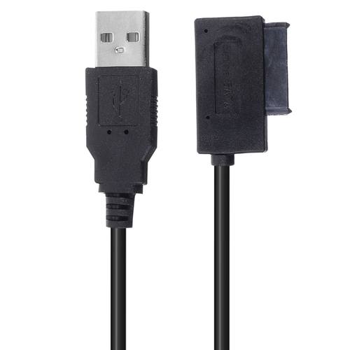 New Arrival 1pc 35CM USB 2.0 to 7+6 13Pin Slim SATA/IDE CD D