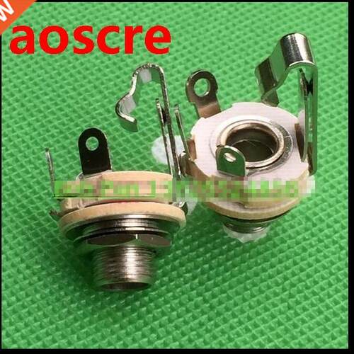Effect socket with switch single 6.35mm 1/4''