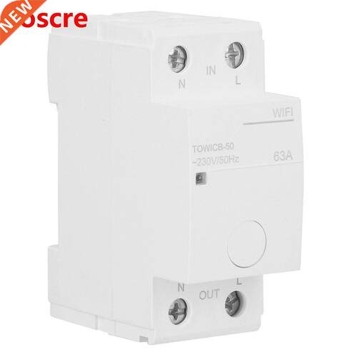 2P 63A WiFi Circuit Breaker APP Remote Control Home Din Rail