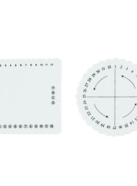 2pcs Ronde Vierkante Kumihimo Disc Macrame Gevlochten Koord