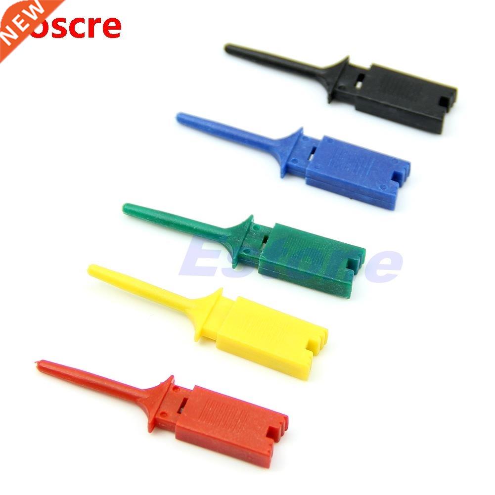 HOT SELL 5 Pcs Test Clip Mini Grbber SMD IC Hook Probe Jump