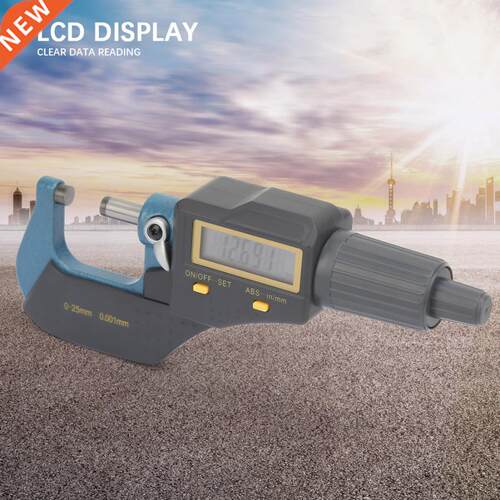 1 Set Measure Tool 0-25mm Electronic Digital Outside Microme